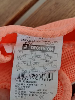 Escarpines Decathlon Talla 26/27
