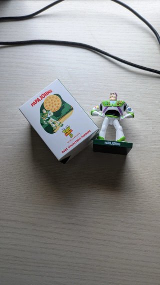 Buzz Lightyear Figura Coleccionable Papa Johns