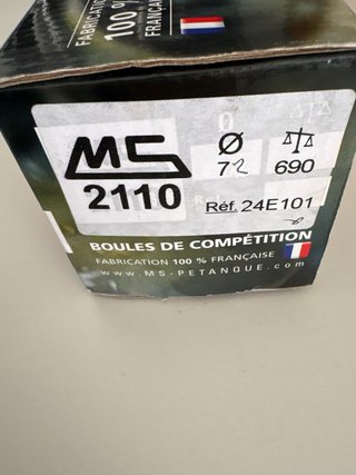Bolas Petanca MS 2110