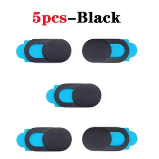 5 Cubiertas Deslizantes para Cámara Web - Negro