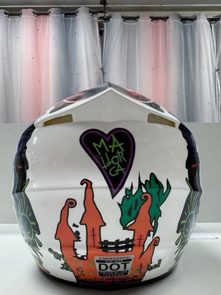 Casco Todoterreno Moto Diseño Gráfico