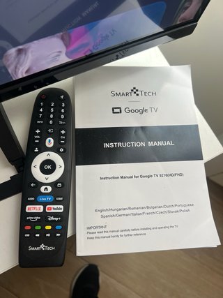 Smart TV Google 32 QLED FHD nueva con garantia