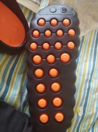 Chanclas Verano Negras y Naranjas