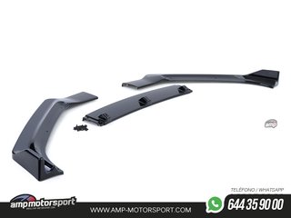 SPOILER DELANTERO PARA AUDI A4 B9 2015-2019 NEGRO BRILLO