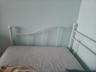 Sofá Cama Forja Blanco y Beige