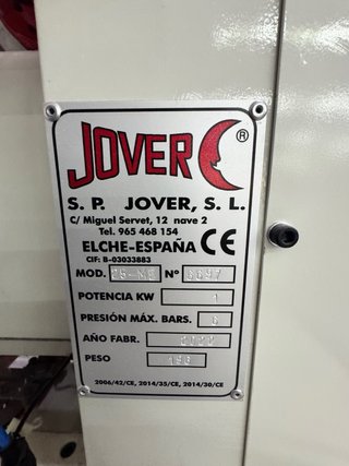 Máquina Jover para poner clips/remaches
