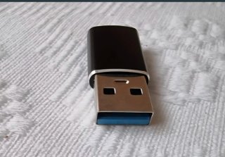Adaptador USB-C a USB-A Negro