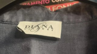 Camicia blu 100% ramie tg 44