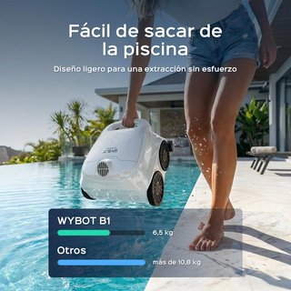 Robot Limpiafondos Piscina WYBOT B1 Inalámbrico
