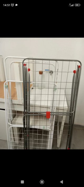 Tendederos plegables metal y plástico