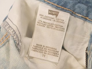 Shorts Levi’s vintage originali USA in denim donna - taglia W31 #1086