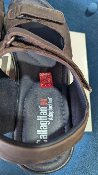 Sandalias Callaghan Hombre Talla 44 Marrón
