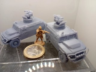Veicolo d'assalto Lince 3D Resina
