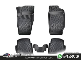 ALFOMBRILLAS DE GOMA RIZLINE PARA VOLKSWAGEN POLO 6R / 6C 2009-2017