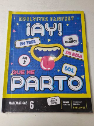 Matemáticas 6, Primer trimestre Primaria, Edelvive