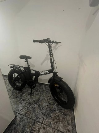 Bicicleta Eléctrica Fat Bike Negra (Nilox X5 pro)