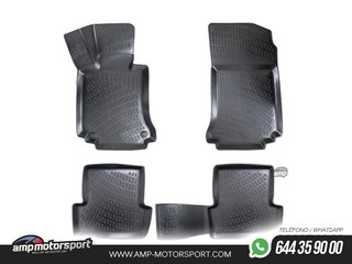 ALFOMBRILLAS DE GOMA RIZLINE PARA MERCEDES-BENZ W204 BERLINA 2007-2014