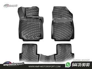 ALFOMBRILLAS DE GOMA RIZLINE PARA RENAULT CLIO 3 2005-2012