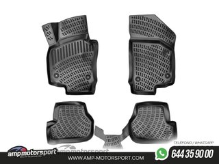 ALFOMBRILLAS DE GOMA RIZLINE PARA SEAT LEON 1P 2004-2012