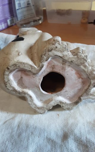 Famiglia cani dalmata in ceramica