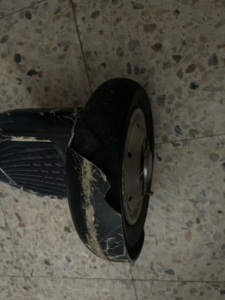 Hoverboard Negro con Diseño Rayo