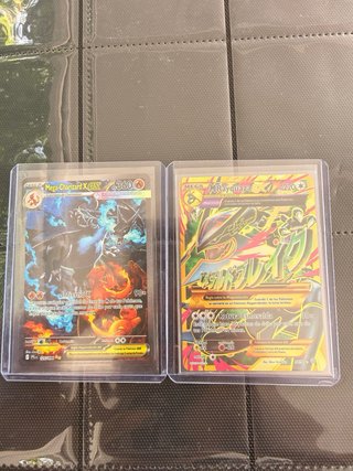 Mega Charizard X & Mega Rayquaza EX Cartas Pokémon