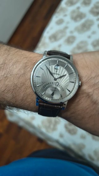 Orologio Festina Uomo Argento e Marrone