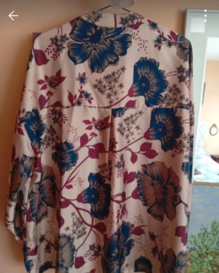 Blusa estampada floral talla XXL