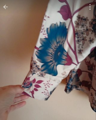 Blusa estampada floral talla XXL