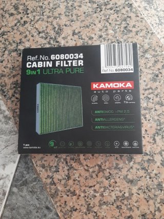 Filtro habitáculo Kamoka 6080034 9in1