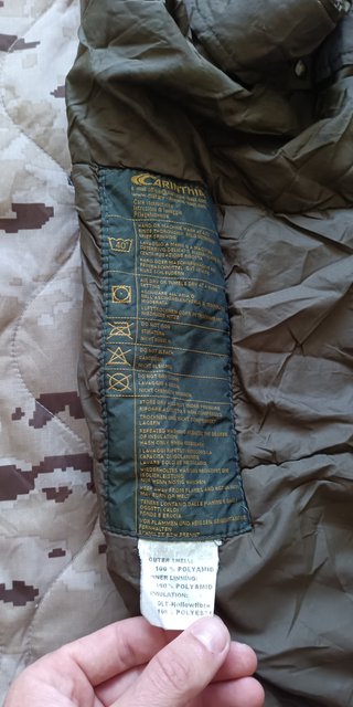 Saco de dormir militar Carinthia intemperie