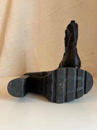 Botines negros con plataforma