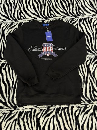 Sudadera Gant Negra Hombre