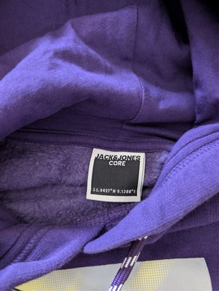 Felpa Jack & Jones Viola Taglia S