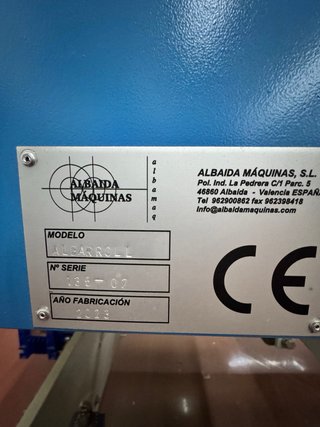Máquina para enrollar y repasar tejido