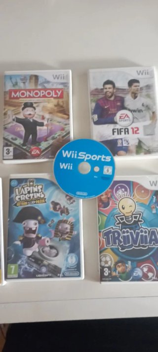 Consola Nintendo Wii Blanca + Juegos + Mando