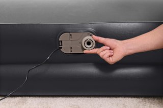 Colchón inflable alto para 2 personas, con bomba eléctrica
