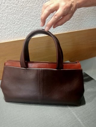 Bolso de piel Antoni marrón