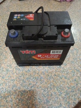 Batería Yéti 12V 60AH 540A