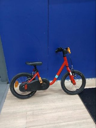 Bicicleta 14 pulgadas niños 3-5 Años 2 en 1 Discover 500