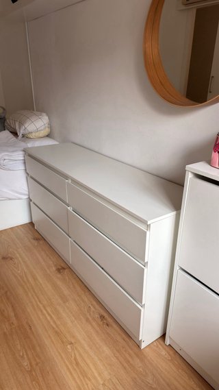 Cajonera Blanca 6 Cajones IKEA MALM
