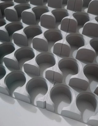2 Estanterías / rack para 40 pinturas vallejo Gris