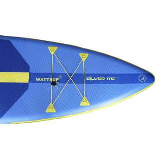 Pack Stand Up Paddle Silver Wattsup Azul 11'6 Hinchable +