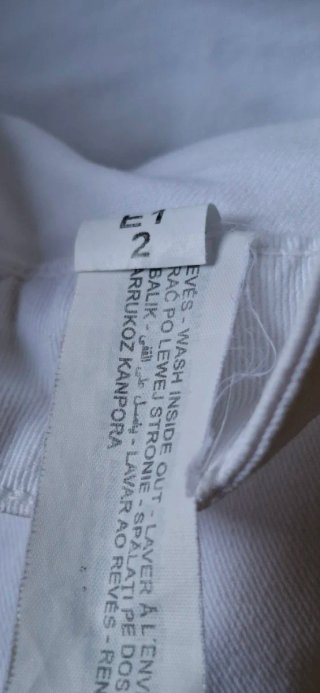 Jeans bianchi Zara flare Tg 38