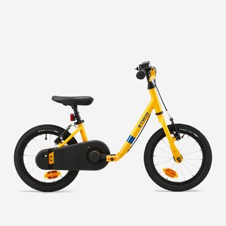 Bicicleta 14 pulgadas niños 3-5 Años 2 en 1 Discover 500