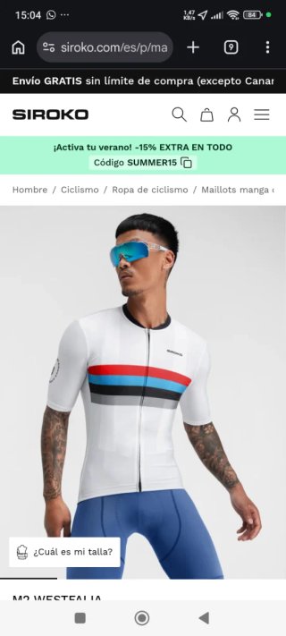 Maillot Siroko M2 Westfalia XL