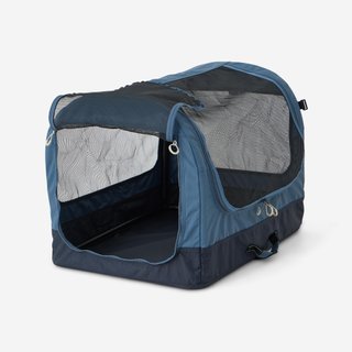 Transportín 1 Perro Azul Plegable