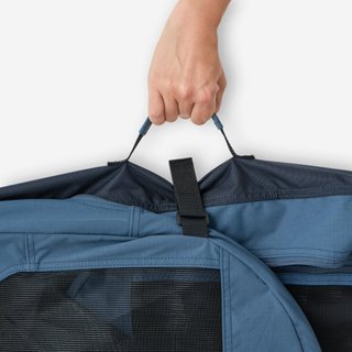 Transportín 1 Perro Azul Plegable
