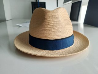 Sombrero Panamá Paja Natural T: L Ala Corta