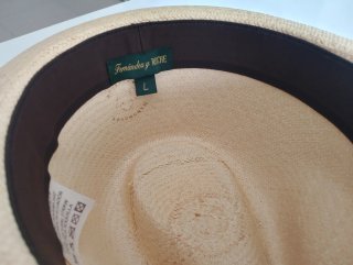 Sombrero Panamá Paja Natural T: L Ala Corta